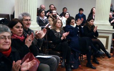 Rector Ennio Vivaldi asumió un nuevo periodo a la cabeza de la U. de Chile