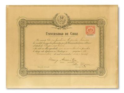 Un 15 de diciembre de 1919, la destacada estudiante recibió su título profesional, convirtiéndose así en la primera mujer en obtener este documento.