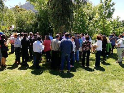 Participaron en la ceremonia de cierre del proyectos, alcaldes de la zona, representantes de FIA, pequeños productores y el equipo técnico de la Universidad de Chile, entre otros.