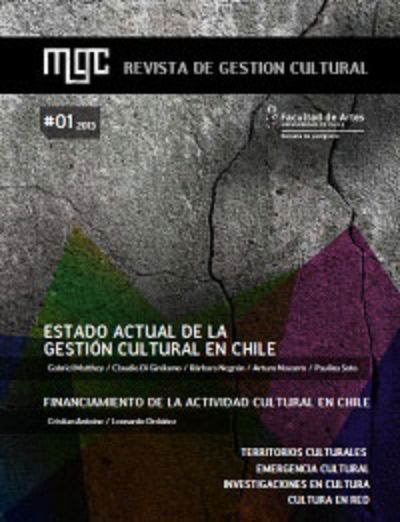Revista Nº1 MGC "El estado actual de la gestión cultural en Chile"