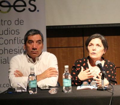 El alcalde de la comuna de Independencia, Gonzalo Durán y la ex Ministra de Vivienda y Urbanismo, Paulina Saball.