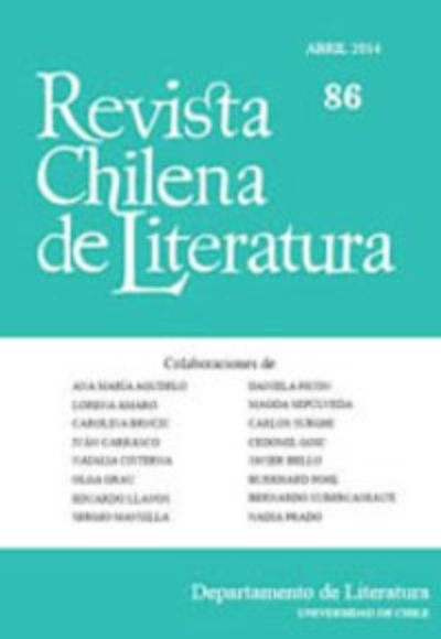 Portada Revista Chilena de Literatura 86