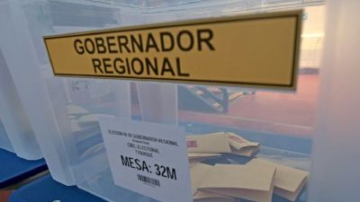 Sólo en Valparaíso, Aysén y Magallanes los gobernadores regionales resultaron electos en primera vuelta.
