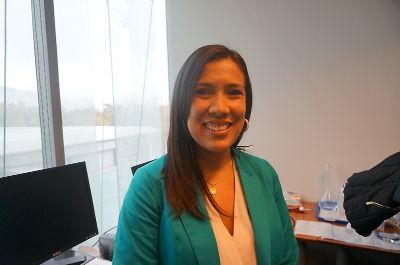Andreína García, investigadora del AMTC.