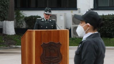 La ceremonia se enmarcó en la conmemoración de los 92 año de la Escuela de Gendarmería del General Manuel Bulnes Prieto. 