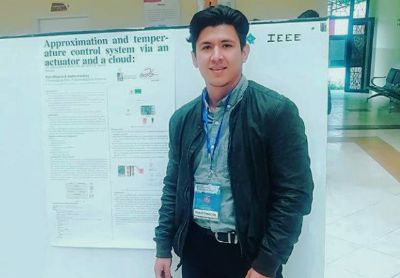 Pablo Palacios Játiva, estudiante del doctorado en Ingeniería Eléctrica U.de Chile.