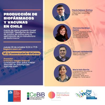 Conversatorio "Producción de Biofármacos y vacunas en Chile” 