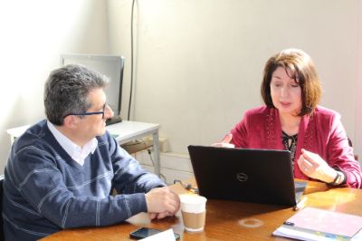 Reunión de trabajo del Comité de Investigación con el apoyo de Mónica Morales Subdirectora de Investigación de la FacMed