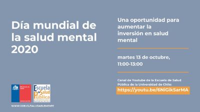 Día mundial de la salud mental: Una oportunidad para aumentar la inversión en salud mental