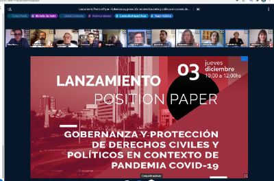 Position Paper ¿Gobernanza y protección de derechos civiles y políticos en contexto de pandemia COVID-19¿