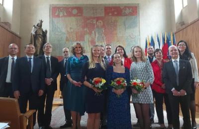 Ceremonia de Entrega de la edición XXVIII del Premio Iberoamericano en la Sala Patriotas del Edificio Histórico de la Universidad Carolina de Praga