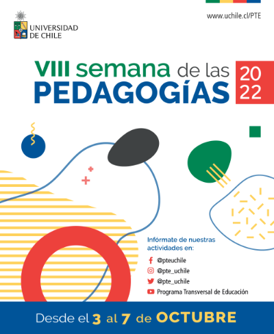 Afiche Semana de las Pedagogías 2022 