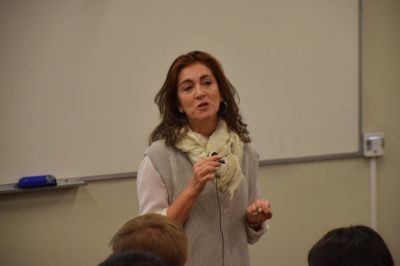 Pamela Díaz-Romero, directora de la Dirección de Bienestar y Desarrollo Estudiantil.