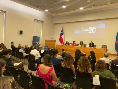 El lanzamiento del avance del informe se realizó este 6 de diciembre en la Casa Central de la U. de Chile.
