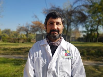 Cristian Araneda, académico de la Facultad de Ciencias Agronómicas.