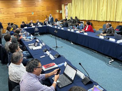 Tras la reunión, el subsecretario Orellana concluyó que “las Universidades del Estado construyen sociedad, construyen territorio y construyen soberanía”.