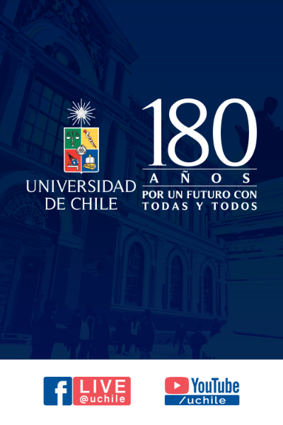 "Por un futuro con todas y todos" es el lema de esta conmemoración de un nuevo aniversario de la U. de Chile.