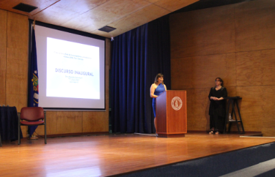 La ceremonia se realizó en el auditorio María Ghilardi de la Facultad de Ciencias.