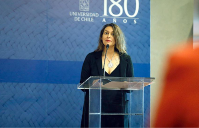 La directora de la Plataforma Cultural de la Universidad de Chile, Bárbara Velasco.