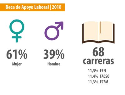 Algunos datos de la Beca de Apoyo Laboral (2018).