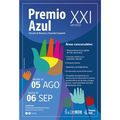 Afiche Premio Azul 2019