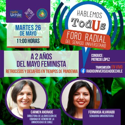 Sigue en vivo el foro Hablemos TodUs por el facebook de Radio Universidad de Chile.