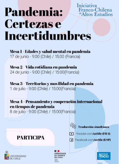 Afiche ciclo de conversaciones (versión en español)
