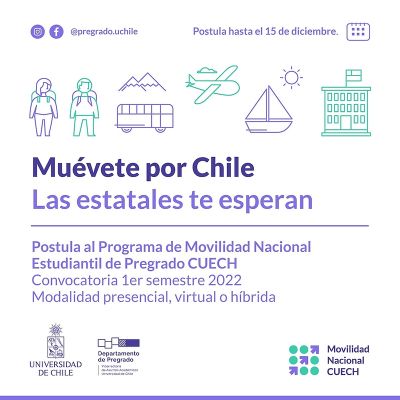 Banner - Charla informativa: Convocatoria a Movilidad Nacional Estudiantil 2022