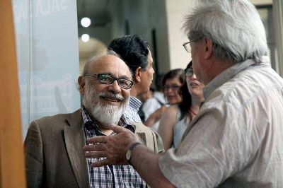 José Román e Ignacio Agüero en Sala Sazié - Cineclub.