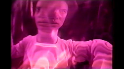 "Desfases", video arte de Olhagaray de 1985.