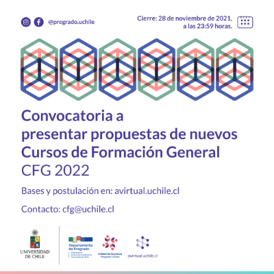 Banner - Convocatoria a presentar propuestas de nuevos Cursos de Formación General (CFG) 2022