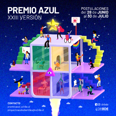XXIII convocatoria del Premio Azul a la Creatividad Estudiantil.
