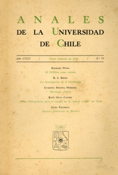 Anales U. de Chile