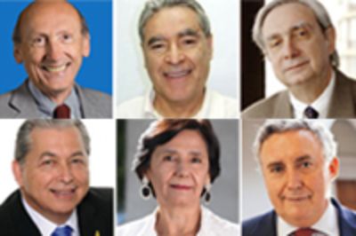 Seis candidatos compiten este 8 de mayo por el cargo de Rector(a) de la U. de Chile.