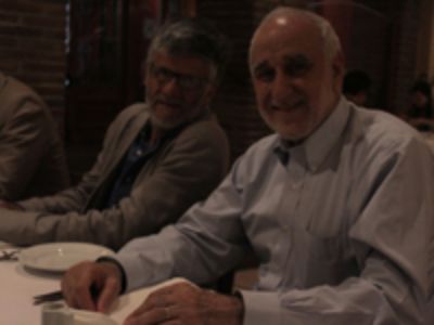 El Presidente del CEv, Prof. Cristóbal Holzapfel y el otro homenajeado, el Prof. Ricardo Uauy.