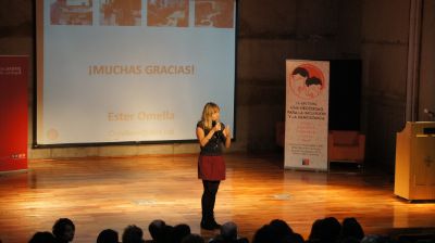 Ester Omella aportó la experiencia de las bibliotecas en Barcelona.