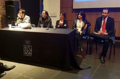 Fabiola Faúndez, profesora de la U. de Talca, integrante del Comité Científico de la Conferencia Latinoamericana sobre el abandono en la Educación Superior, participó con una charla en este encuentro.