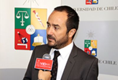 El Director del Proyecto y Académico de Agronomía, Rodrigo Fuster. 