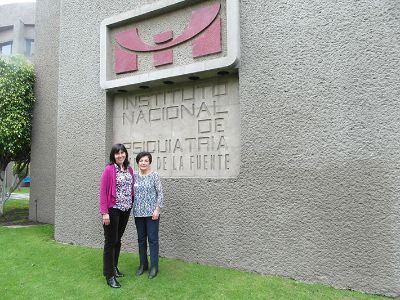 Las académicas Vania Martínez y Graciela Rojas viajaron al encuentro celebrado en Ciudad de México.