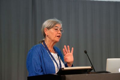 La Presidenta del Instituto Sueco Chileno de Cultura, Eva Zetterberg. 