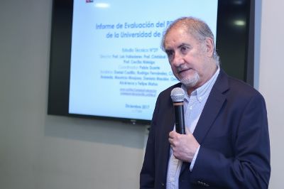 Prof. Luis Valladares, Vicepresidente del CEv y co-director del Estudio Técnico