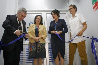 Durante la actividad se inauguró la sala de Telemedicina, que en 35 metros cuadrados cuenta con tecnología de punta para conectar con diferentes hospitales a lo largo del país.