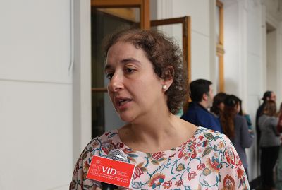 La profesional del Departamento de Salud Mental del Ministerio de Salud, María Teresa Abusleme.