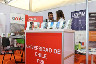 La U. de Chile se sumó a la Expomin 2018, a través de la VID y cinco centros de investigación enfocados en desarrollar soluciones tecnológicas para la minería. 