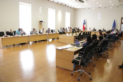 El Senado Universitario de la U. de Chile es único en el país y está compuesto por 36 miembros elegidos por la comunidad universitaria y es presidido por el Rector.