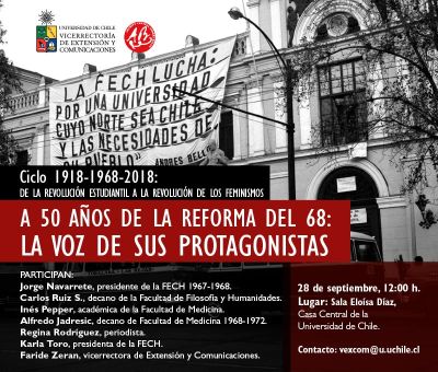 Esta actividad es la seginda de este ciclo, que finalizará en octubre con un seminario enmarcado en los 100 años del Grito de Córdoba.