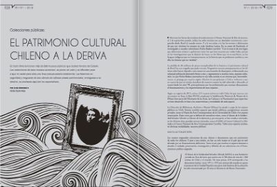 En cultura, la revista incluye una crítica literaria de Patricia Espinosa y un artículo dedicado a la problemática de los museos en Chile.