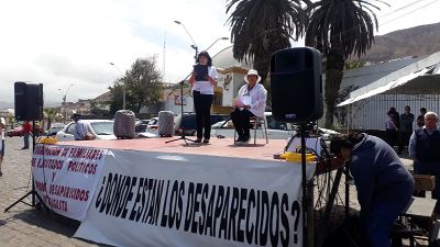 La "Semana de la Memoria" fue organizada por la Agrupación de Familiares de Ejecutados Políticos y Detenidos Desaparecidos y Ex prisioneros políticos de Antofagasta. 