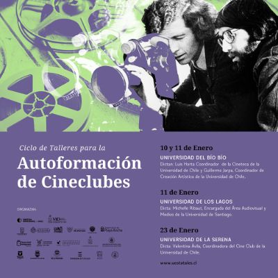 El ciclo de talleres contempla tres actividades en las regiones de La Serena, BíoBío y Los Lagos, para promover la reflexión en torno al cine.  