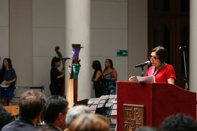 La directora de la Dirección de Género de la Universidad de Chile, Carmen Andrade.